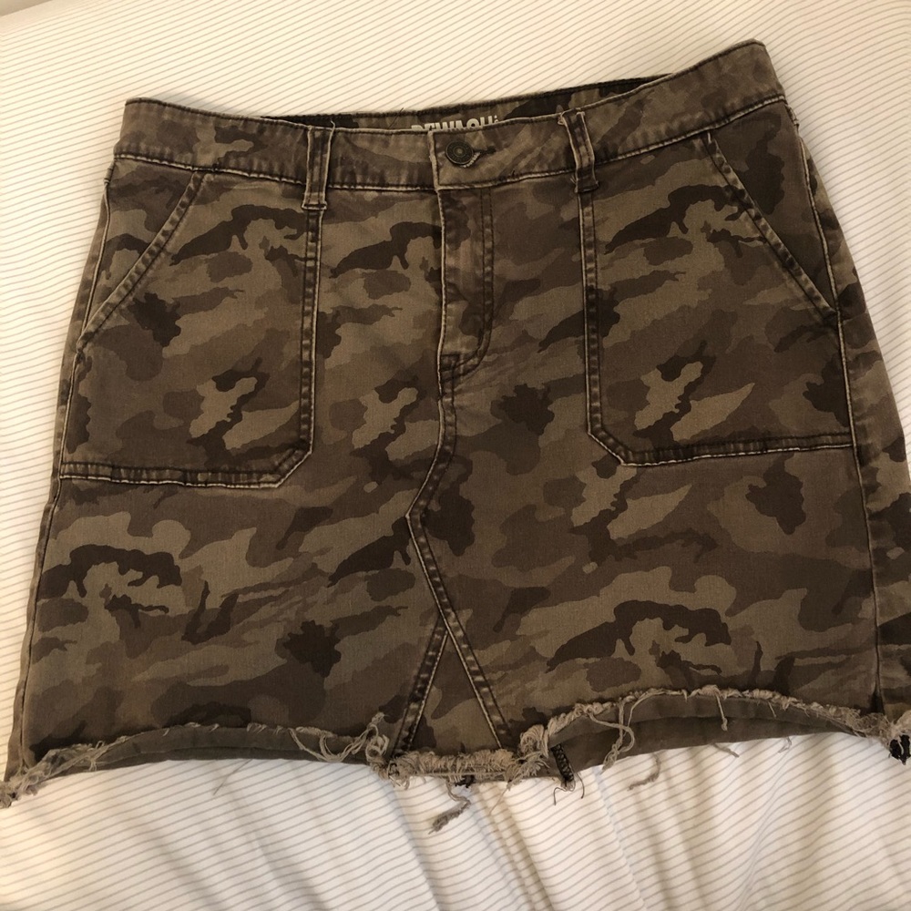 Camo Mini Skirt